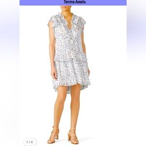 Sabina Musayev white dot sundress
